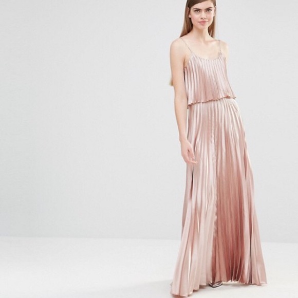 ASOS Dresses & Skirts - ASOS True Violet Rose Gold Dress